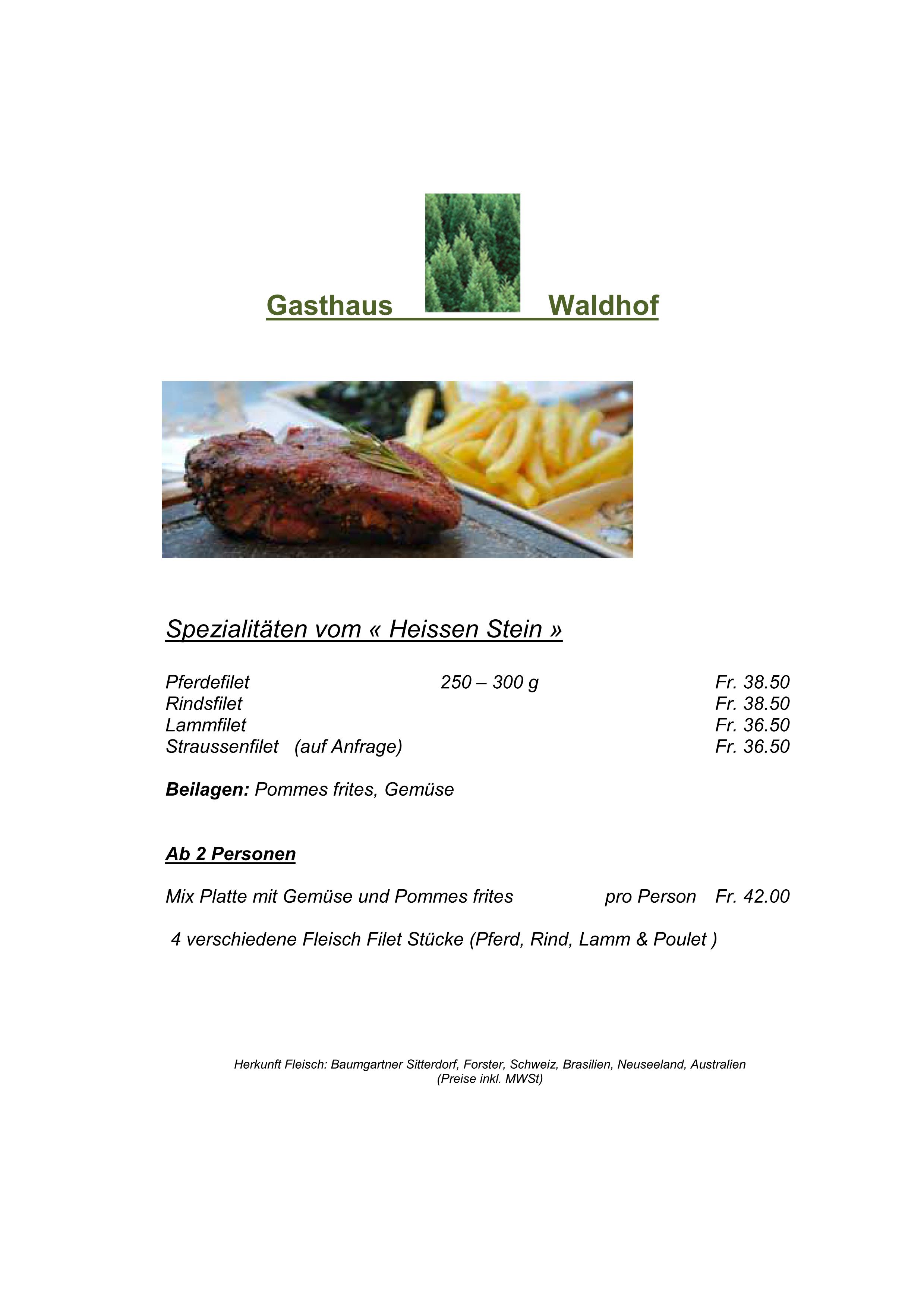restaurant zum waldhof und ferienwohnung